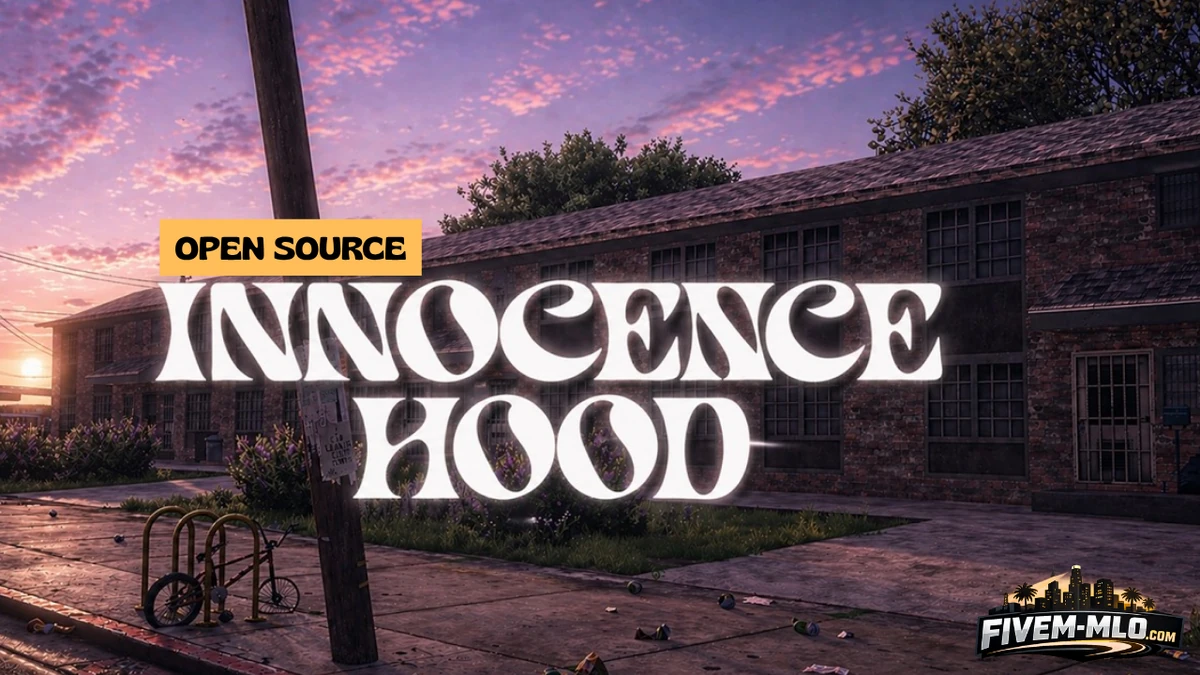 Innocence Hood MLO FiveM | Realistic Hood Map for FiveM | Open Source
